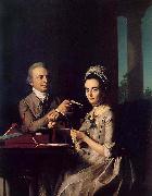 John Singleton Copley Mr. and Mrs. Thomas Mifflin oil painting on canvas